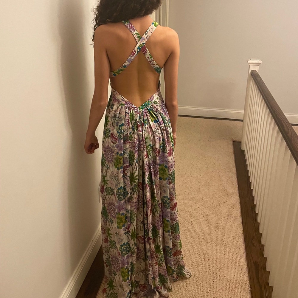 DSQUARED 100% Silk Designer Dress